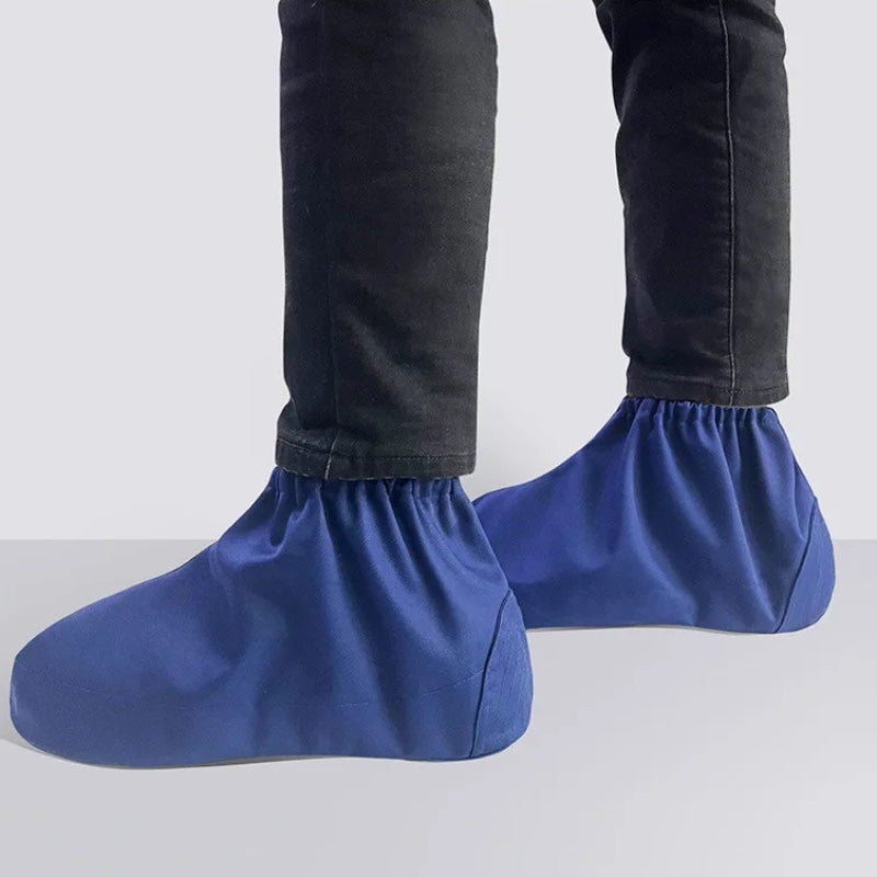 EMF Shielding Shoe Covers – Anti-Radiation Boot Covers with Silver Fiber Lining or 100% Metal Fiber, for Lab and Industrial Use