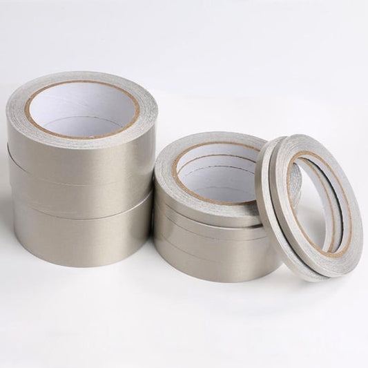 White Bear Tech Faraday Fabric Tape — 20m × 10mm, Conductive Cloth with Acrylic Adhesive, EMI Shielding