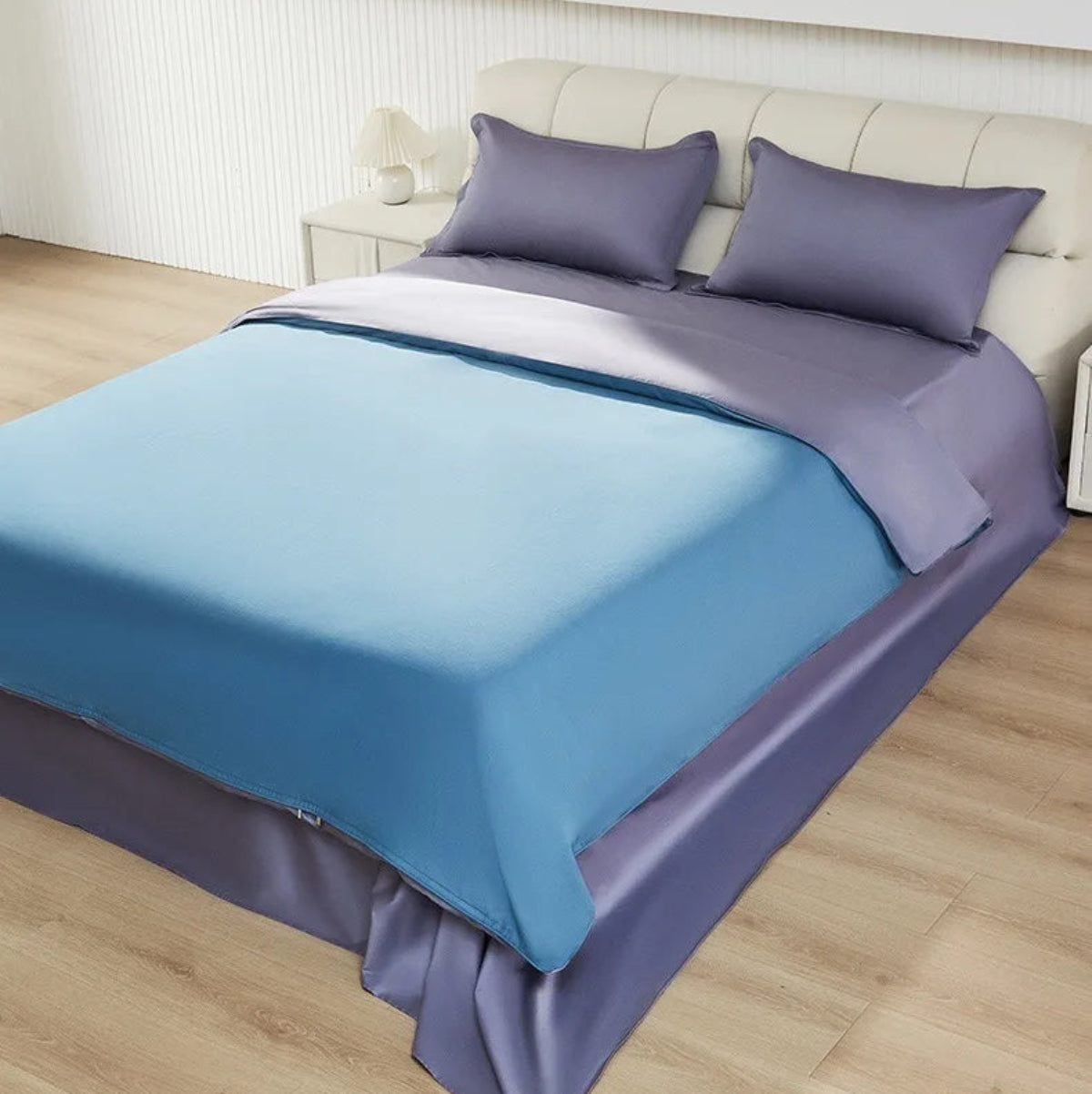EMF Shielding Quilt Cover — 50% / 100% Silver Fiber Lining, Anti-Radiation Bedding