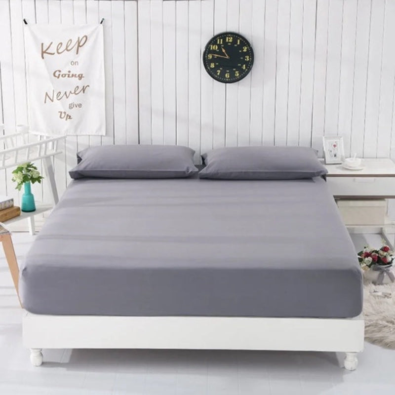 Grounding Fitted Sheet Set with 5% Silver Fiber – Includes Cord & Plug for EMF Protection
