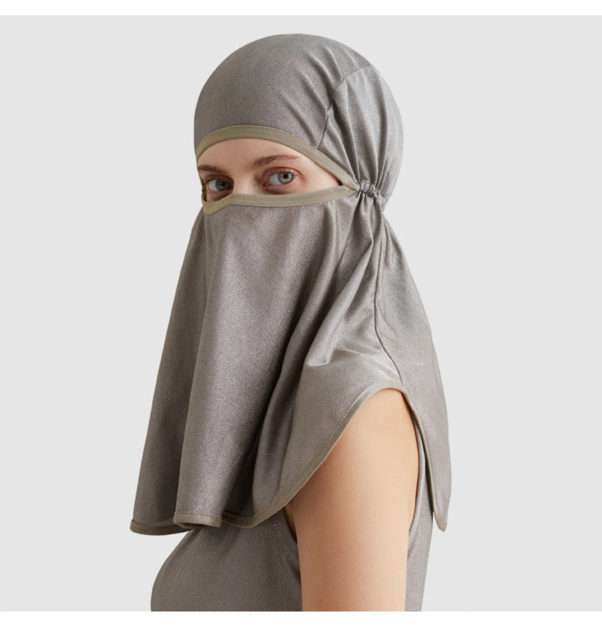 EMF Shielding Hood — 100% Silver Fiber Head and Neck Protective Cover