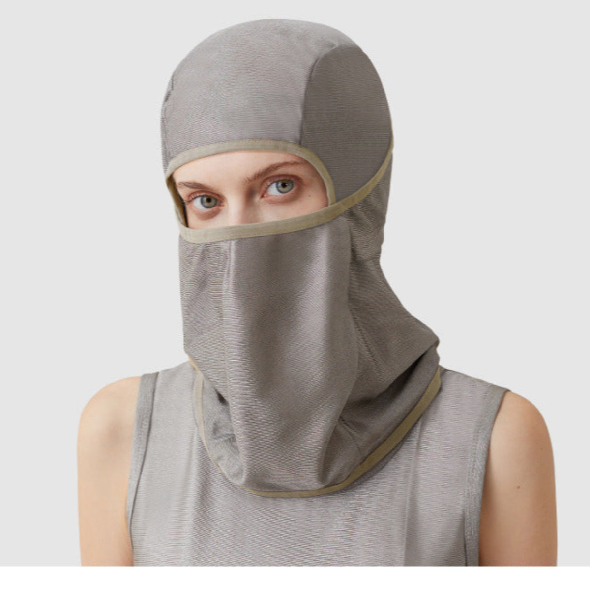 EMF Shielding Full Head Cover Hood — 100% Silver Fiber Radiation Protection Mask