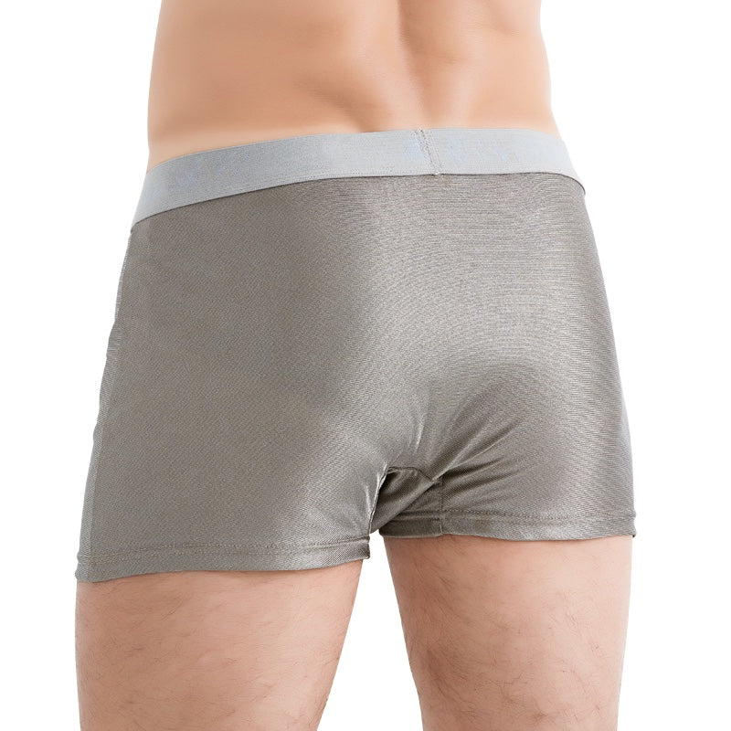 Men's Silver Fiber EMF Shielding Clothing — Sleeveless Vest, Boxers, or Set (100% Silver Fiber)
