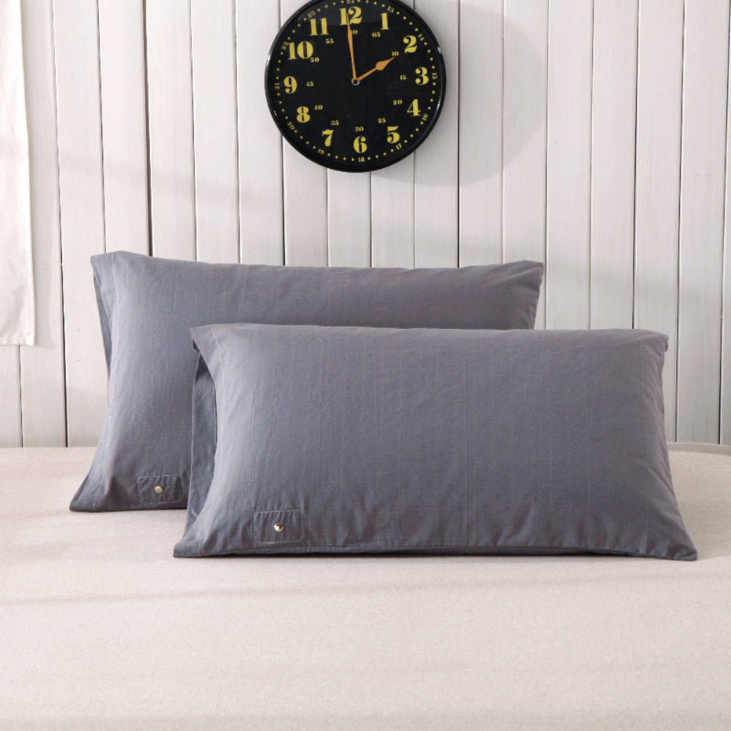 Grounding Pillowcase – Conductive Silver Fiber + Cotton with Grounding Cord