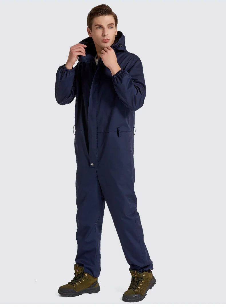 Unisex Electromagnetic Radiation Protective Coveralls – 50%/75%/100% Silver Fiber Shielding