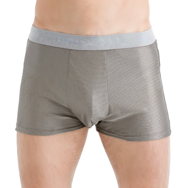 Men's Silver Fiber EMF Shielding Clothing — Sleeveless Vest, Boxers, or Set (100% Silver Fiber)