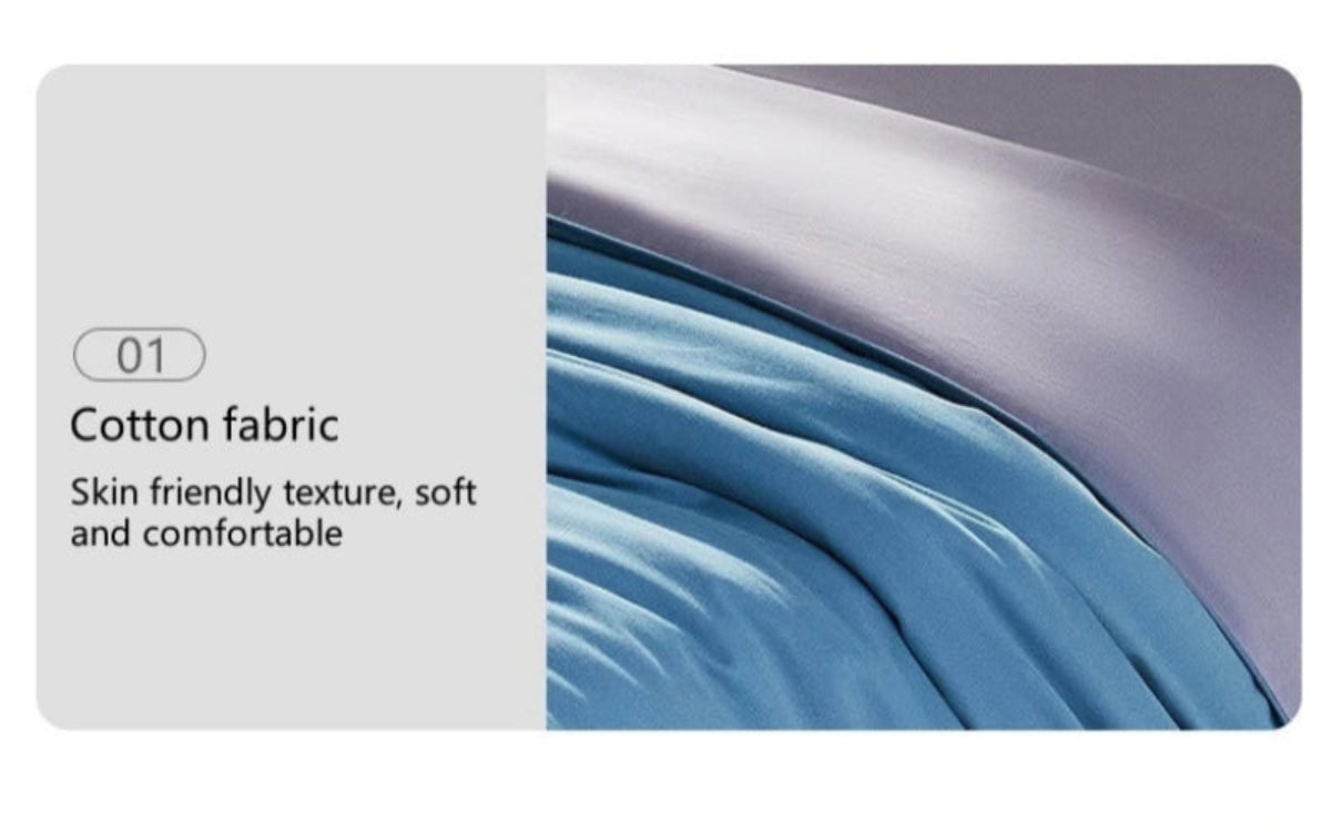 EMF Shielding Quilt Cover — 50% / 100% Silver Fiber Lining, Anti-Radiation Bedding