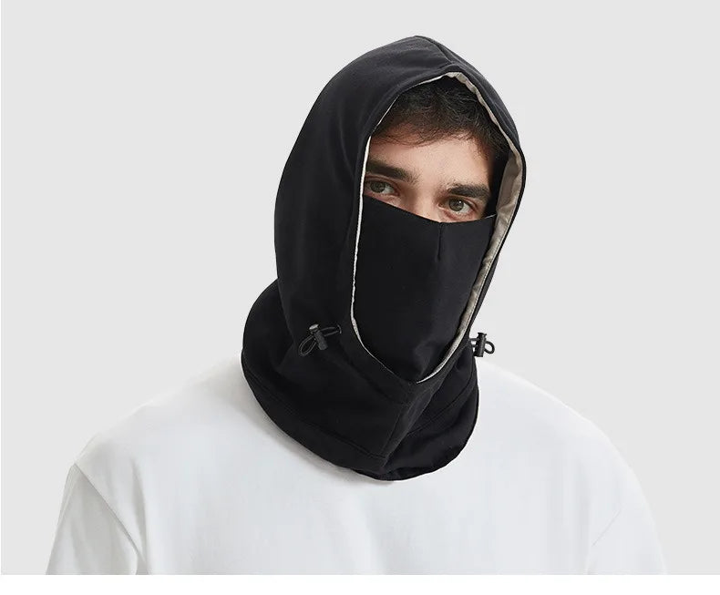 EMF Shielding Hood with Built-in Face Mask – 100% Silver Fiber Lining