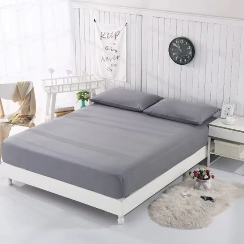 Grounding Fitted Sheet Set with 5% Silver Fiber – Includes Cord & Plug for EMF Protection