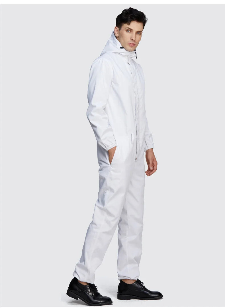 Unisex Electromagnetic Radiation Protective Coveralls – 50%/75%/100% Silver Fiber Shielding