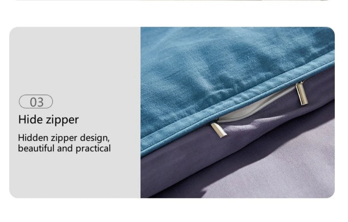 EMF Shielding Quilt Cover — 50% / 100% Silver Fiber Lining, Anti-Radiation Bedding