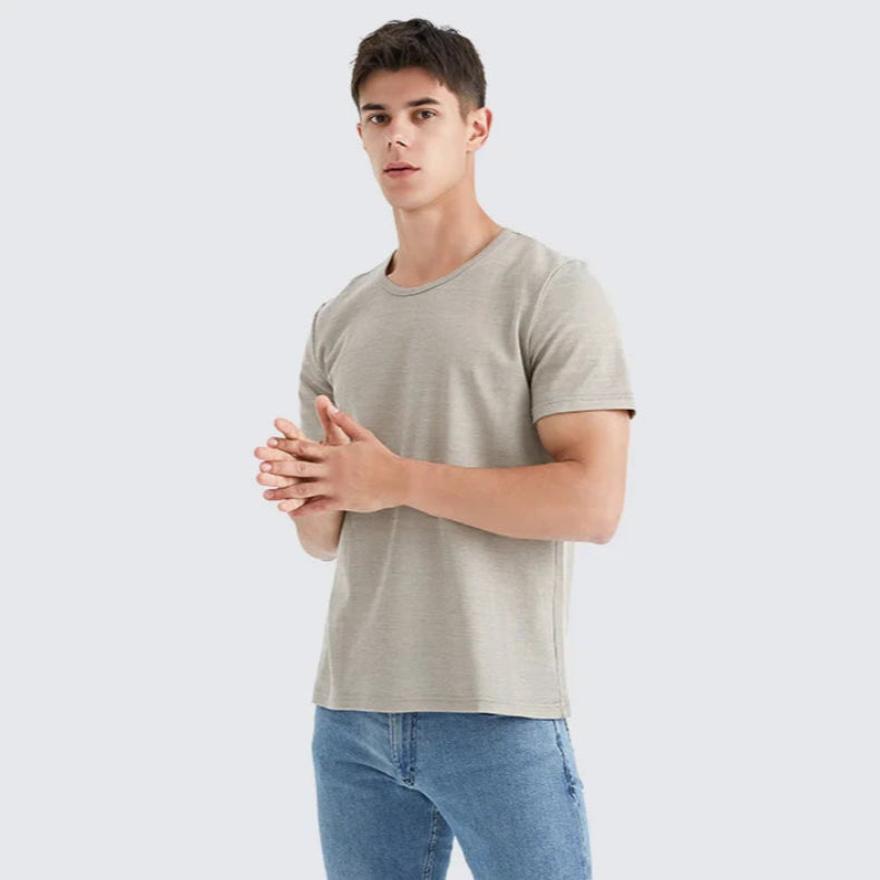 EMF Shielding Short Sleeve Shirt – 34.2% Silver Fiber, Cotton Lining