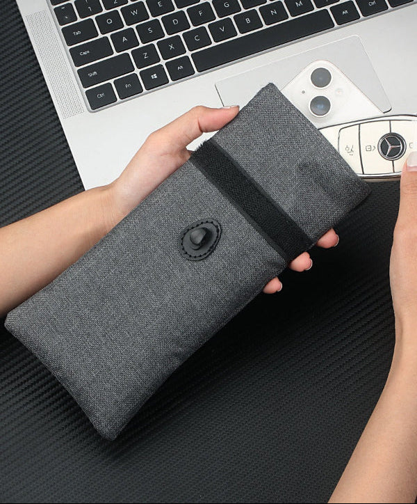 Faraday Pouch for Car Keys and Phone – Signal Blocking RFID Protection Bag