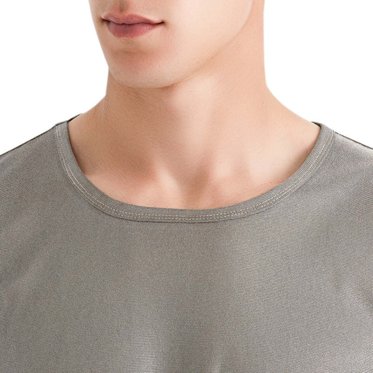 Men's Silver Fiber EMF Shielding Clothing — Sleeveless Vest, Boxers, or Set (100% Silver Fiber)