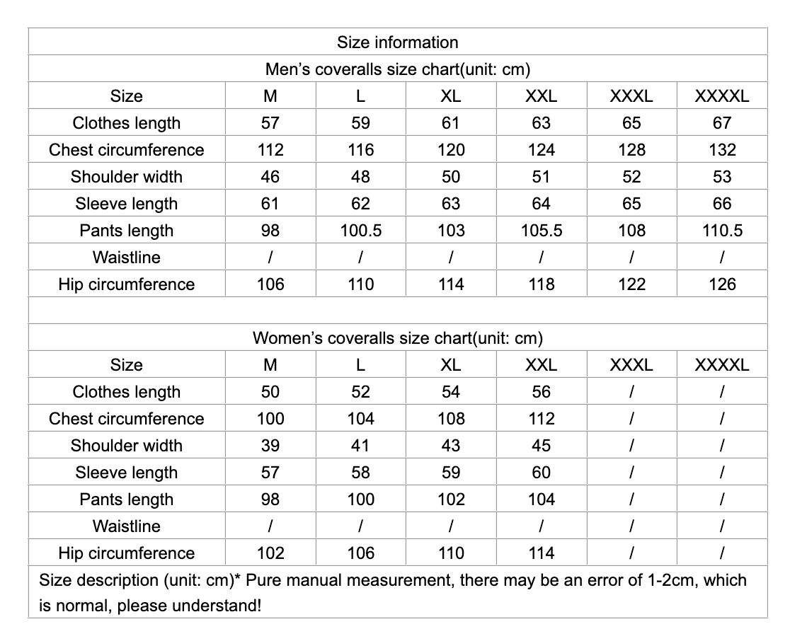 Unisex Electromagnetic Radiation Protective Coveralls – 50%/75%/100% Silver Fiber Shielding