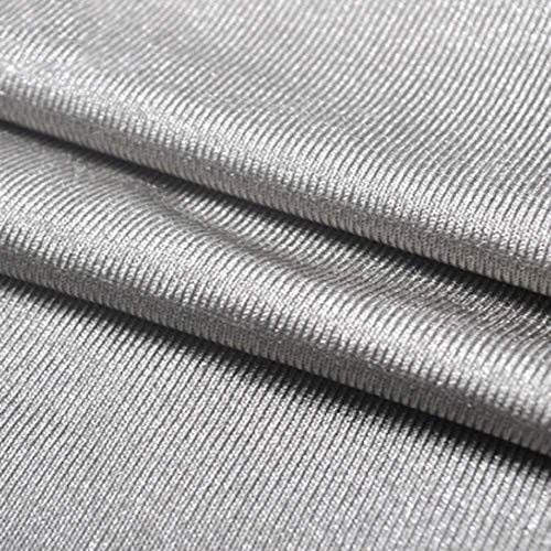 2-Way Stretch knitted Faraday Fabric Silver Fiber Material