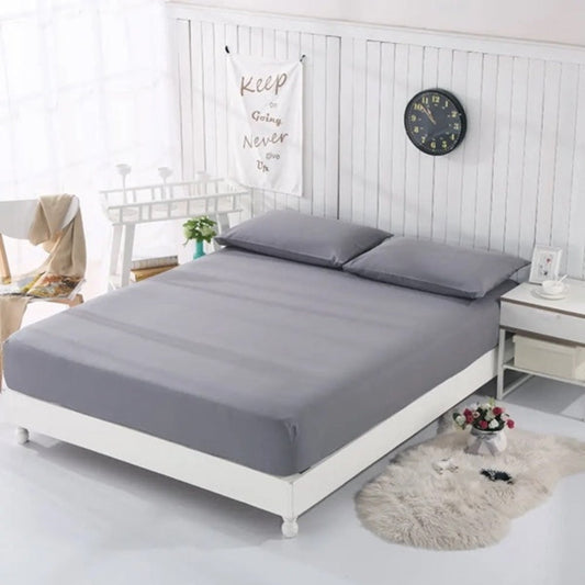 Grounding Fitted Sheet Set with 5% Silver Fiber – Includes Cord & Plug for EMF Protection
