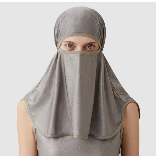 EMF Shielding Hood — 100% Silver Fiber Head and Neck Protective Cover