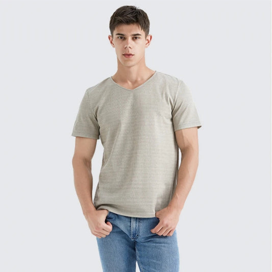 EMF Shielding Short Sleeve Shirt – 34.2% Silver Fiber, Cotton Lining