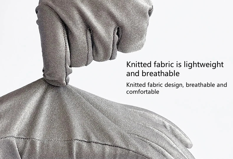 Anti-Radiation Full-Finger Silver Gloves – 100% Silver Fiber