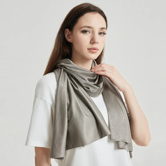 Anti-Radiation Protective Scarf – EMF Shielding Scarf with Silver Fiber (50% / 100%)