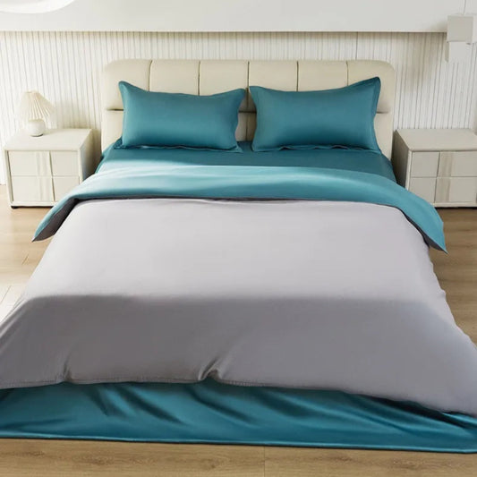 EMF Shielding Quilt Cover — 50% / 100% Silver Fiber Lining, Anti-Radiation Bedding